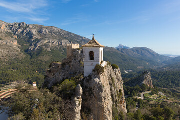 El Castell Guadalest Alicante Spain historic town in the mountains
