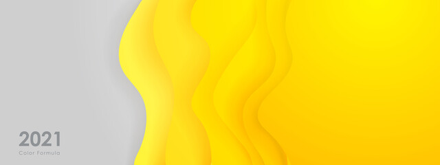 Color system combination of gray and yellow for graphic design, vivid color combination 2021 energetic abstract background. 	
Abstract color of the year futuristic graphic. Yellow texture design.