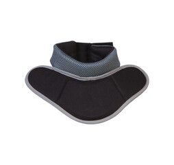 Ice hockey protective equipment for neck isolated on white beckground