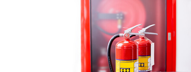 fire extinguishers available in fire emergencies.
