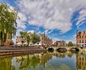 Fototapeta na wymiar Cityscape of Lier (Belgium)