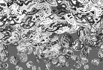 Light Gray vector background with abstract shapes.