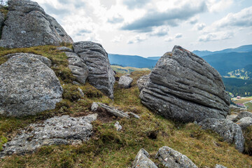View from Bucegi mountains, Romania, Bucegi National Park