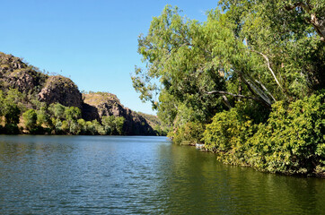 A view of the Katherine River in the Northern Territory of Australia
