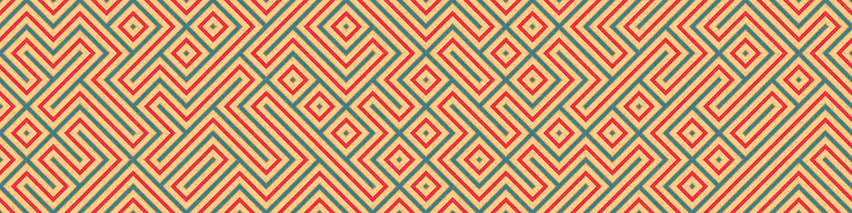Abstract Geometric Pattern generative computational art illustration