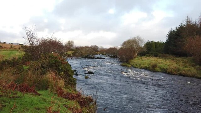 The wild and beautiful landscape next to the Owenea River by Ardara - County Donegal, Ireland