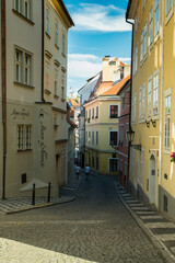 Obraz premium Streets of Prague, photographed in summer 2017