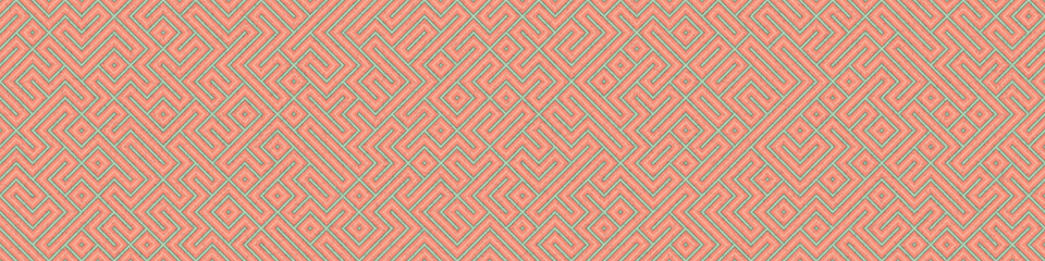 Abstract Geometric Pattern generative computational art illustration