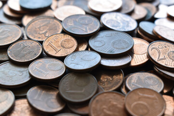 1, 2 and 5 Euro cent coins.