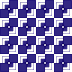 seamless pattern with rounded squares