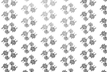 Light Silver, Gray vector sketch texture.