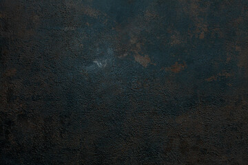 Photography of hand-painted background texture in rust, black and brown