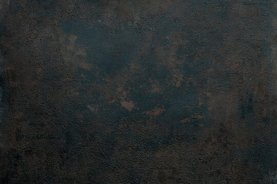 Hand-painted background texture in rust, black and brown
