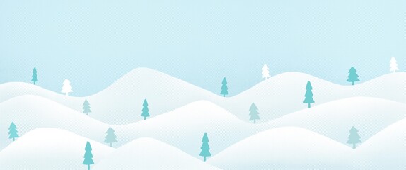 winter landscape background