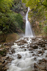 Wasserfall in der Brandisschlucht in Lana bei Meran, Südtirol