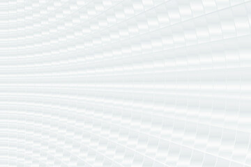 Abstract modern white background. 3d White geometric texture. Abstract modern architecture background, empty white open space interior.  3D Effect Bulging Shape. Vector illustration
