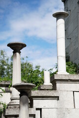 Jewish cemetery, budapest, hungary, tumbs