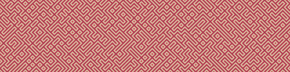 Abstract Geometric Pattern generative computational art illustration