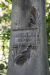 Jewish cemetery, budapest, hungary, tumbs