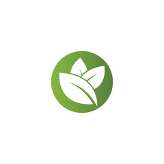 Leaf  ecology Logo Template vector symbol nature