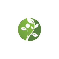 Leaf  ecology Logo Template vector symbol nature