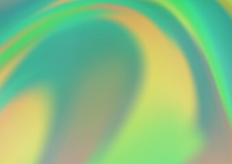 Light Green vector blurred shine abstract pattern. Colorful illustration in blurry style with gradient. The background for your creative designs.
