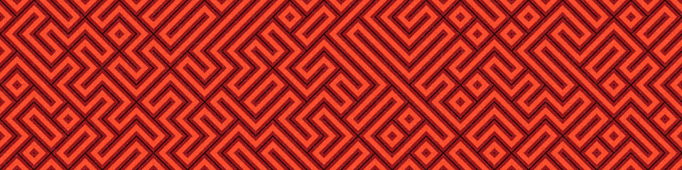 Abstract Geometric Pattern generative computational art illustration