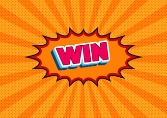 win text effects pop up style