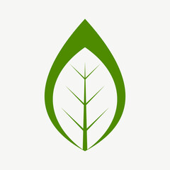 Abstract Ecology nature Leaf Logo