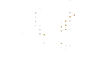 Light Orange vector cover with spots.