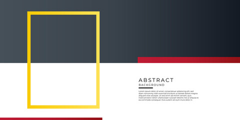 Simple modern red white black abstract business presentation background