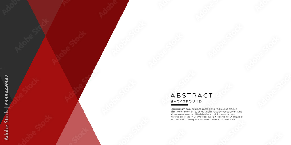 Canvas Prints red black abstract business presentation background on white background
