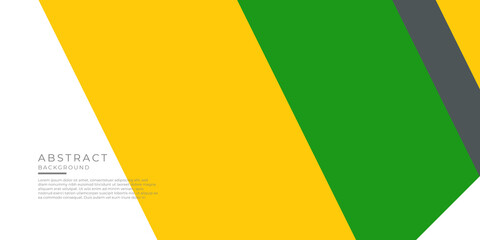 Abstract background green yellow black white for presentation design, banner, modern corporate concept.