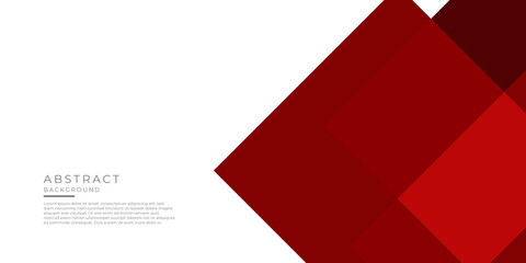 Abstract red geometric shape futuristic background. Template corporate presentation design concept on white contrast background. Vector graphic design illustration 