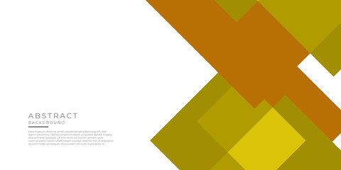 Abstract yellow orange lime geometric shape futuristic background . Template corporate presentation design concept on white contrast background. Vector graphic design illustration 