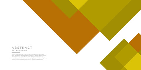 Abstract yellow orange lime geometric shape futuristic background . Template corporate presentation design concept on white contrast background. Vector graphic design illustration 