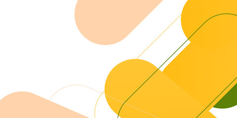 Abstract liquid fluid circles yellow green mustard pastels color beautiful background with geometric shapes decoration