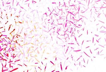 Light Purple, Pink vector background with stright stripes.