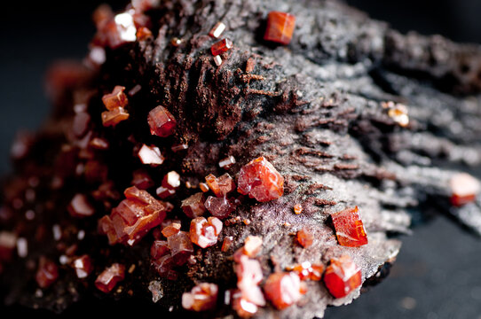 vanadinite crystals mineral samples