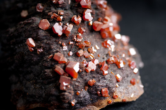 vanadinite crystals mineral samples