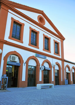 Estación de tren de Llerena, provincia de Badajoz, Extremadura, España.