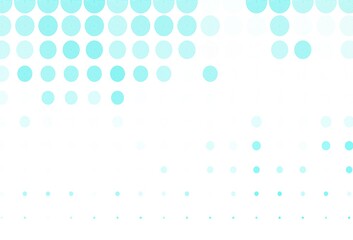 Light Green vector pattern with spheres.