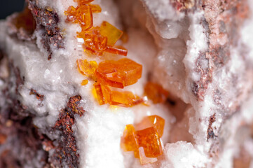 wulfenite mineral sample