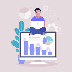 Business analysis concept