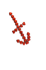 Heart arrow on Valentine's Day