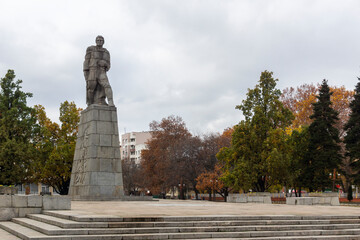 Obraz premium Memorial of September Uprising (1923) in Montana, Bulgaria