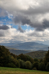 Autumn in the mountains. Bieszczady