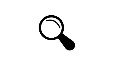 Magnifier Glass Icon, Magnifier Logo Template.
