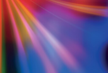 Light Blue, Red vector blurred pattern.