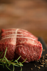 Wagyu raw beef for roast beef